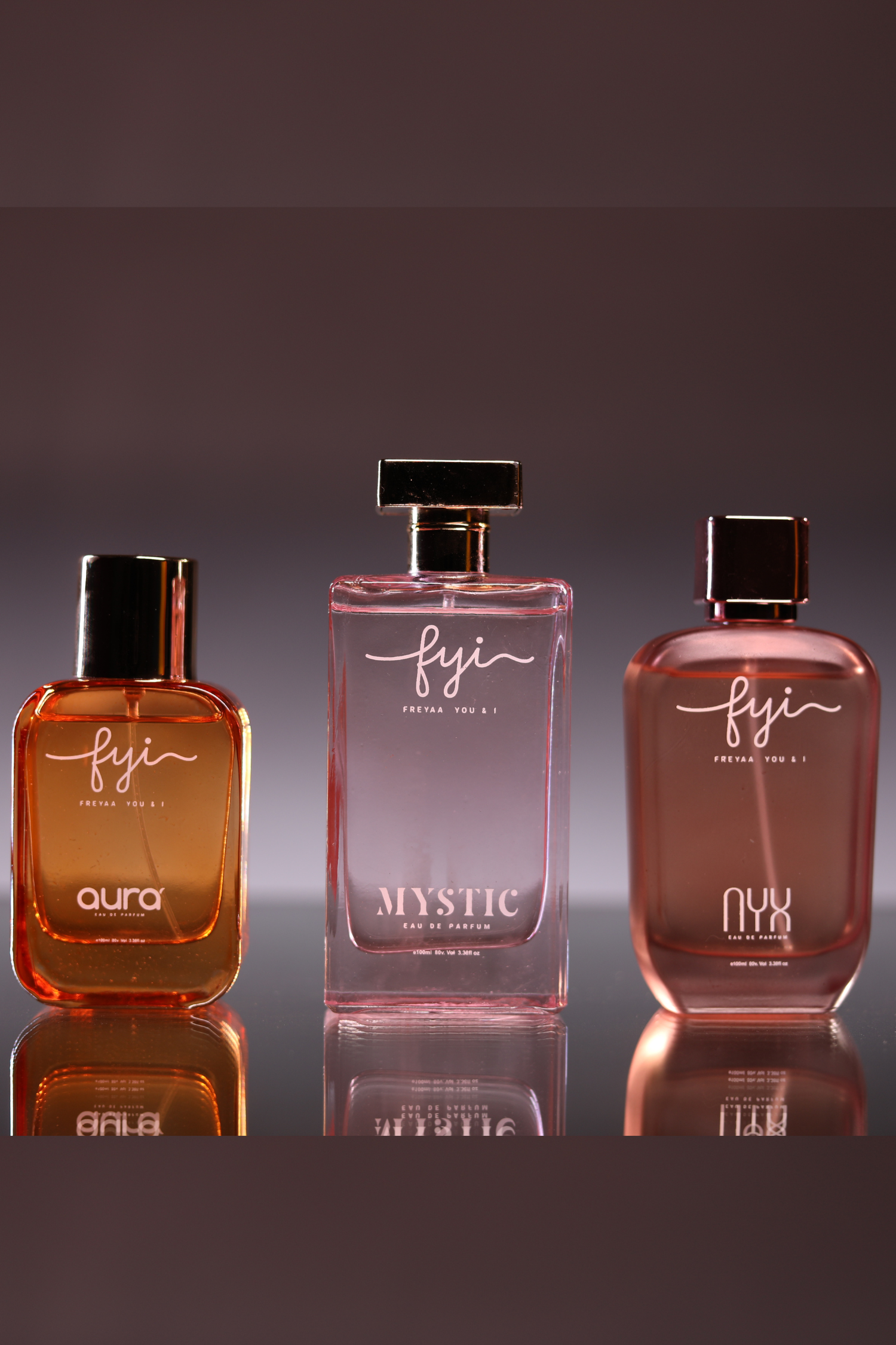 Aura, Mystic & NYX Combo. - 100 ML Each