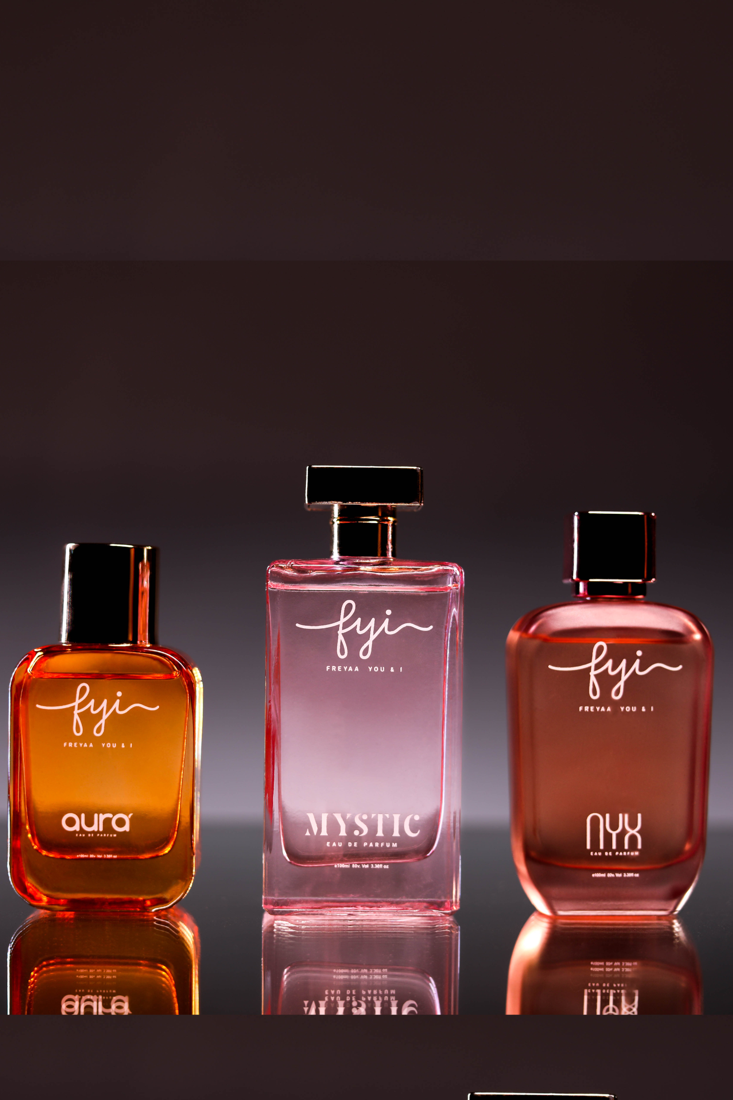 Aura, Mystic & NYX Combo. - 100 ML Each